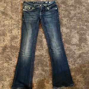 Miss me jeans Denim blue. Size 26. Great condition